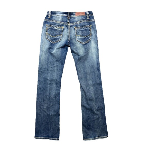 Rock & Roll Cowgirl Jeans Riding 26x34 Mid-Wash GUC Classic Boho Western - Picture 1 of 6